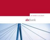 abcbank GmbH Werbemittel